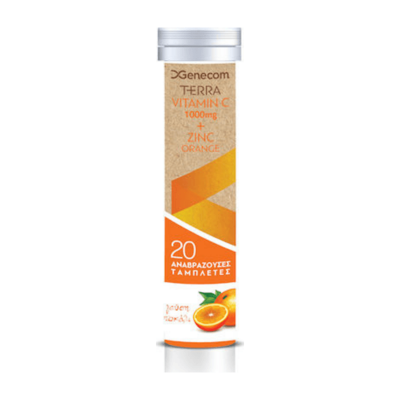 La vita pharmacy georgia constantinou limassol cyprus productGenecom Terra Vitamin C & Zinc, Orange