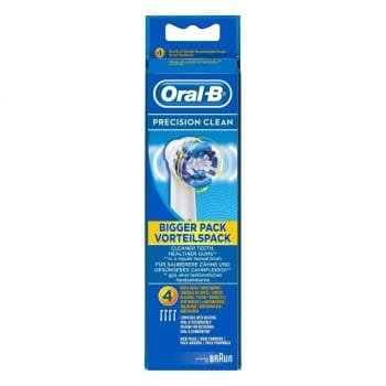 La vita pharmacy georgia constantinou limassol Cyprus product Oral-B Precision Clean Replacement Brush Heads, 4pcs (3+1 Free)