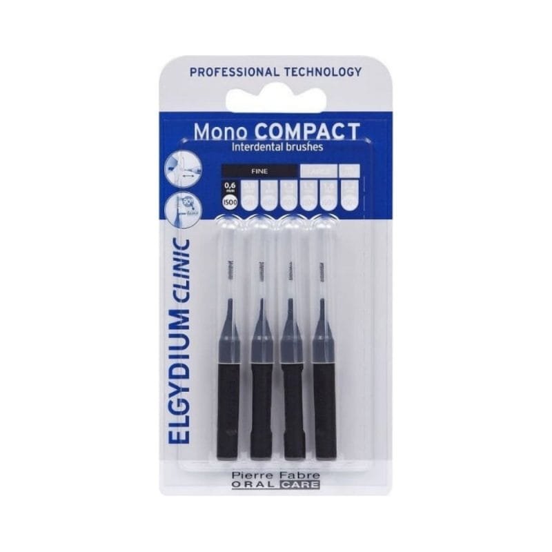 La vita pharmacy georgia constantinou limassol Cyprus product Elgydium Clinic-Mono Compact Interdental, 4 0.6mm Brushes