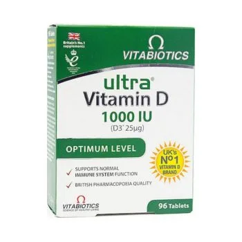 La vita pharmacy georgia constantinou limassol Cyprus product Vitabiotics Ultra Vitamin D 1000IU, 96 Tablets