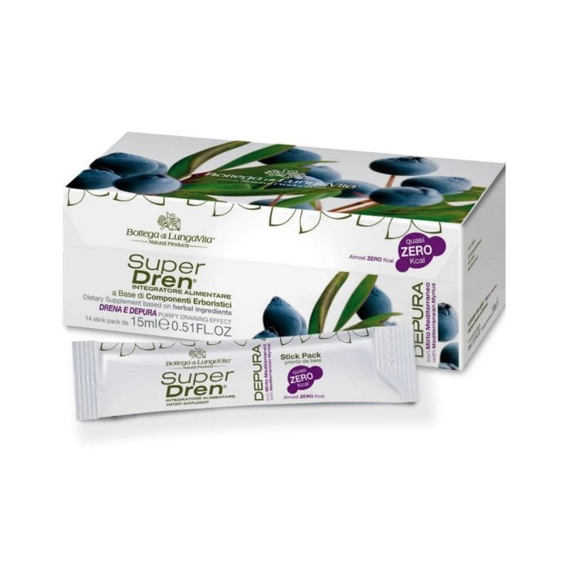 La vita pharmacy georgia constantinou limassol Cyprus product Bottega di Lungavita Super Dren Dietary Supplements With Mediterranean Myrtus 14 stick packs