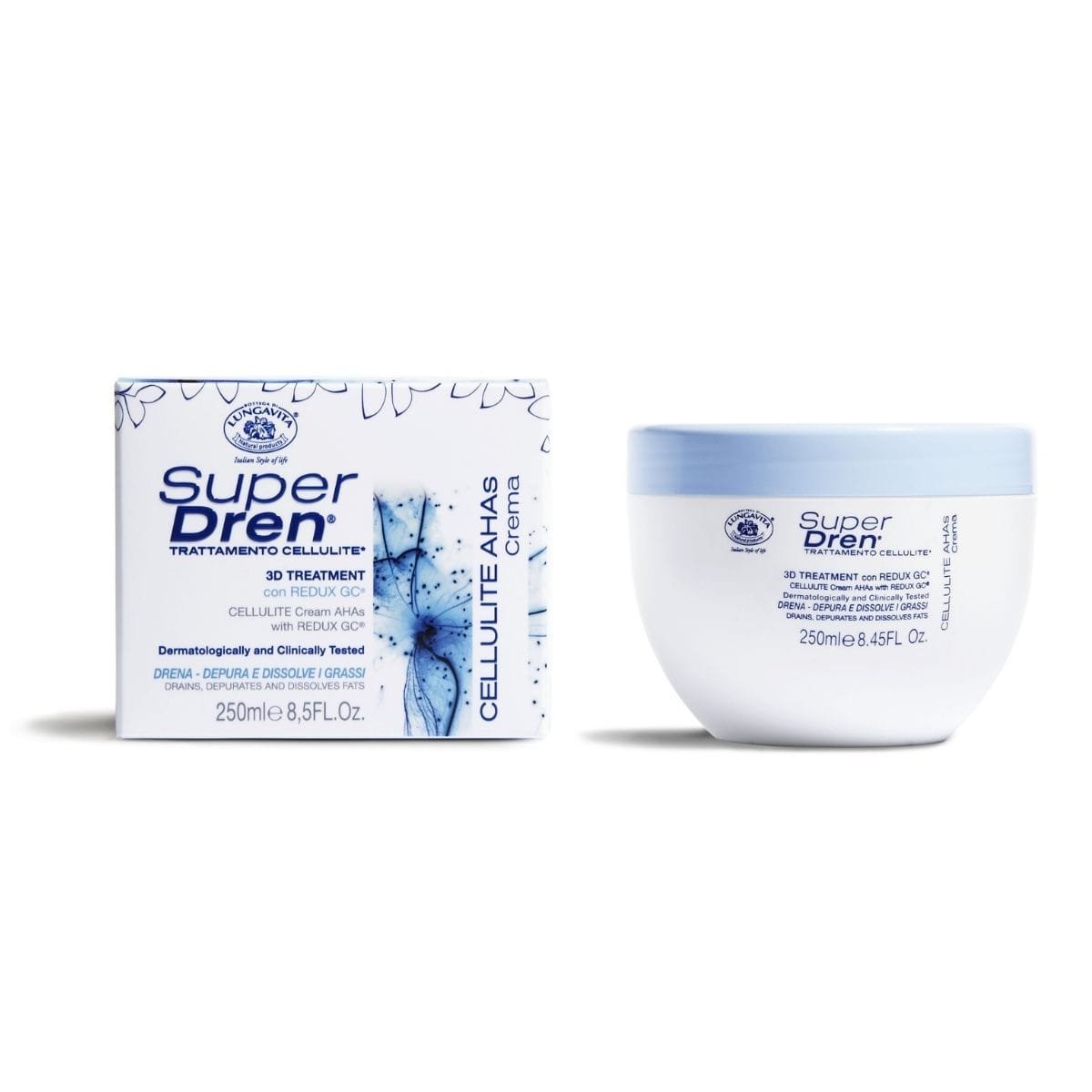 La vita pharmacy georgia constantinou limassol Cyprus product Bottega di Lungavita Super Dren Cellulite Cream AHAs 250ml