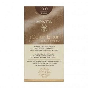 La vita pharmacy georgia constantinou limassol Cyprus product Apivita My Color Elixir 10.0 Platinum Blonde Permanent Hair Color 50ml