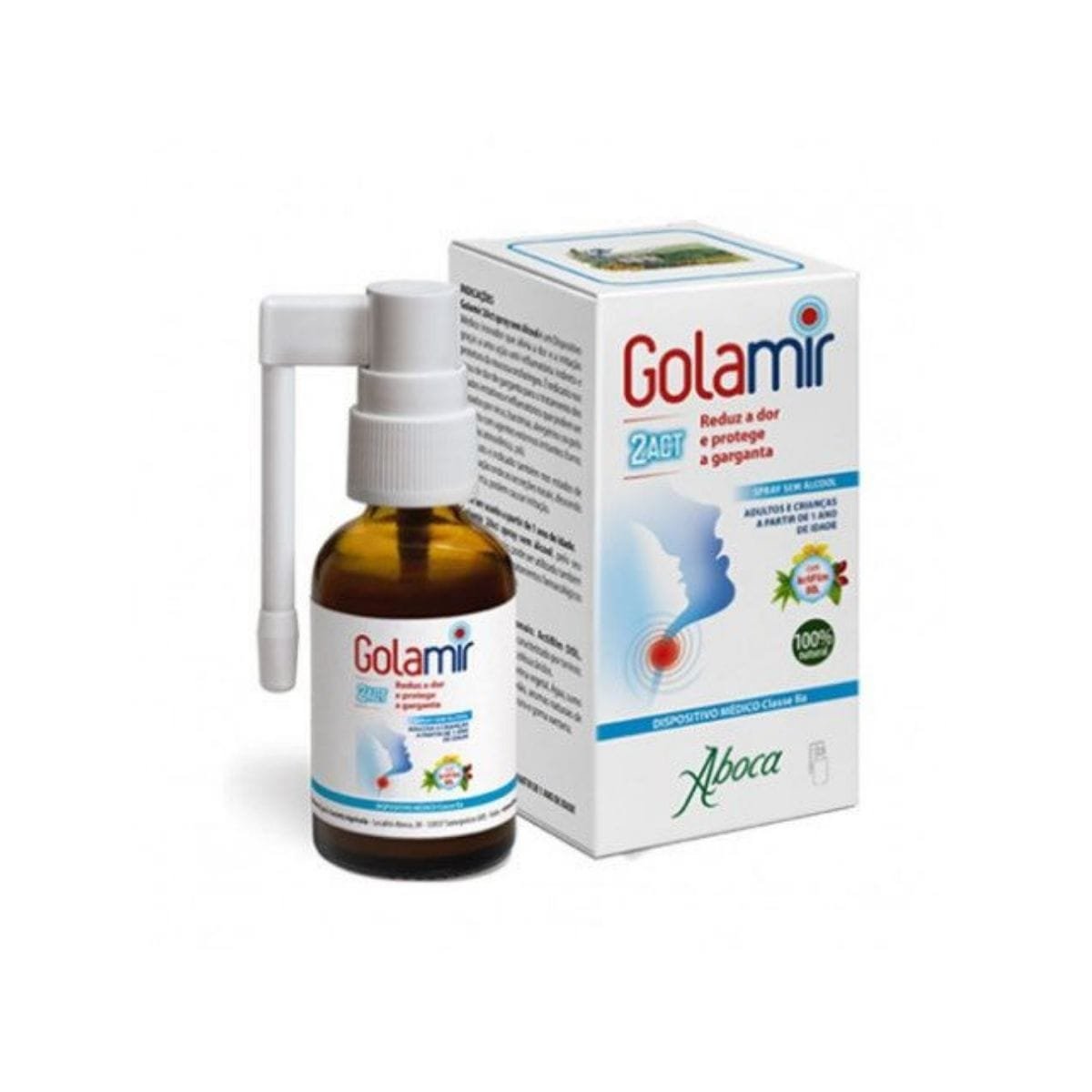 La vita pharmacy georgia constantinou limassol Cyprus Aboca Golamir 2ACT Spray Alcohol Free, 30 ml