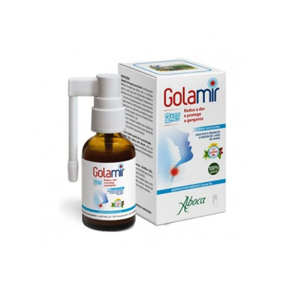 La vita pharmacy georgia constantinou limassol Cyprus Aboca Golamir 2ACT Spray Alcohol Free, 30 ml