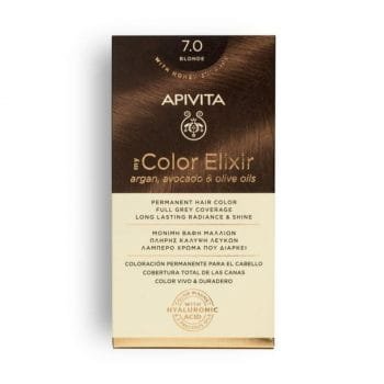 La vita pharmacy georgia constantinou limassol Cyprus product Apivita My Color Elixir 7.0 Blonde Permanent Hair Color 50ml