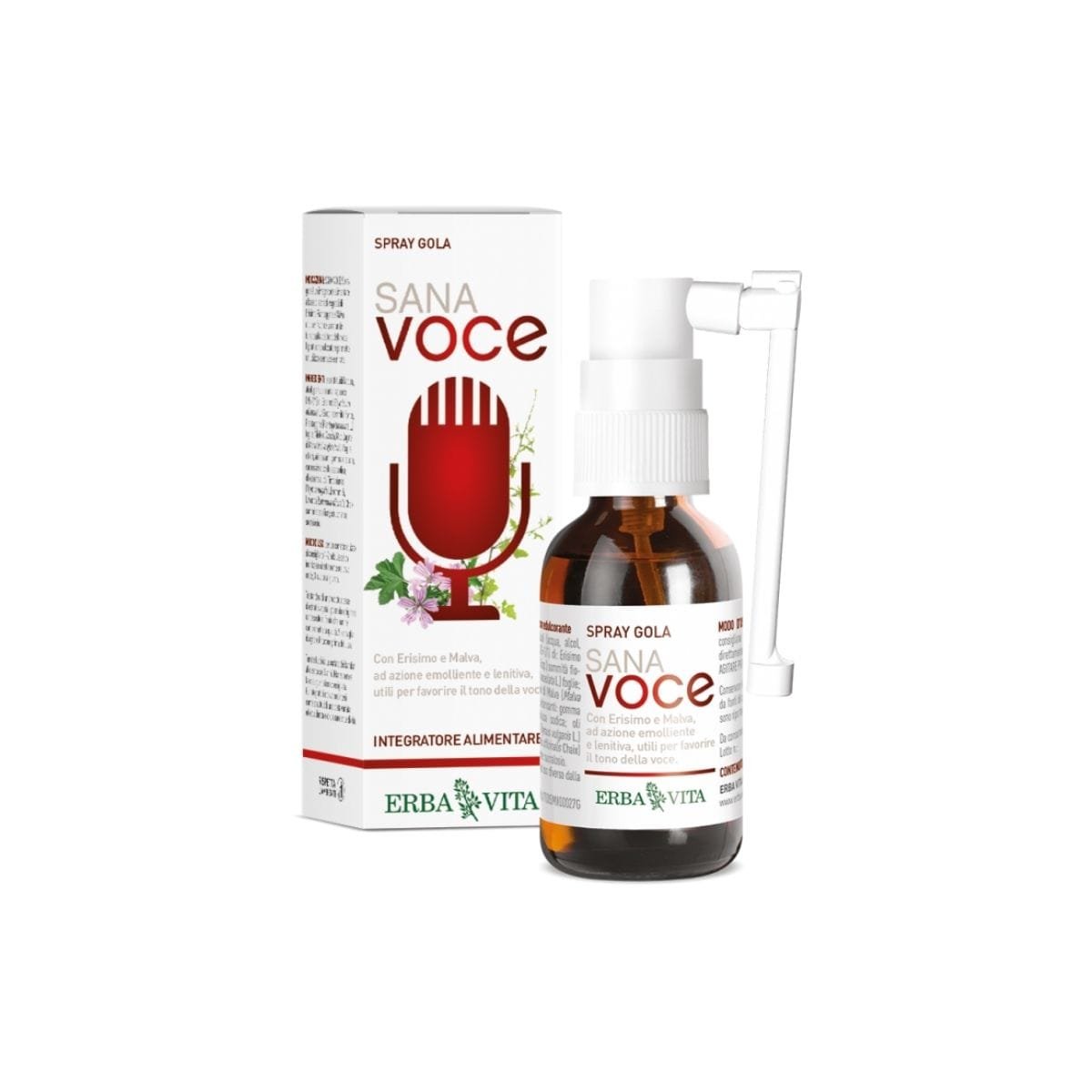 La vita pharmacy georgia constantinou limassol Cyprus Erbavita Sana Voce Throath Spray, 30ml