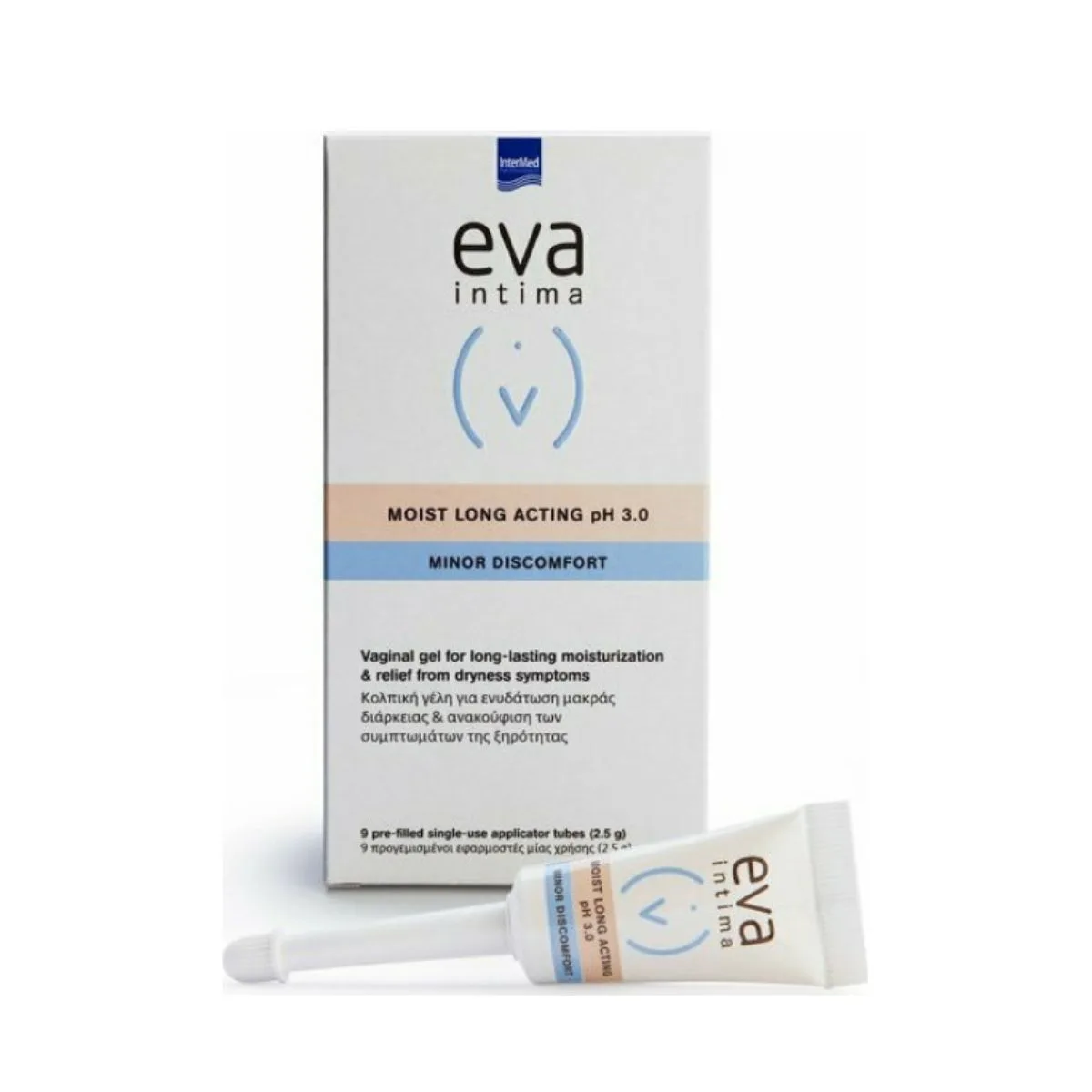 La vita pharmacy georgia constantinou limassol Cyprus product Eva Intima Moist Long Acting pH 3.0 9x2.5g