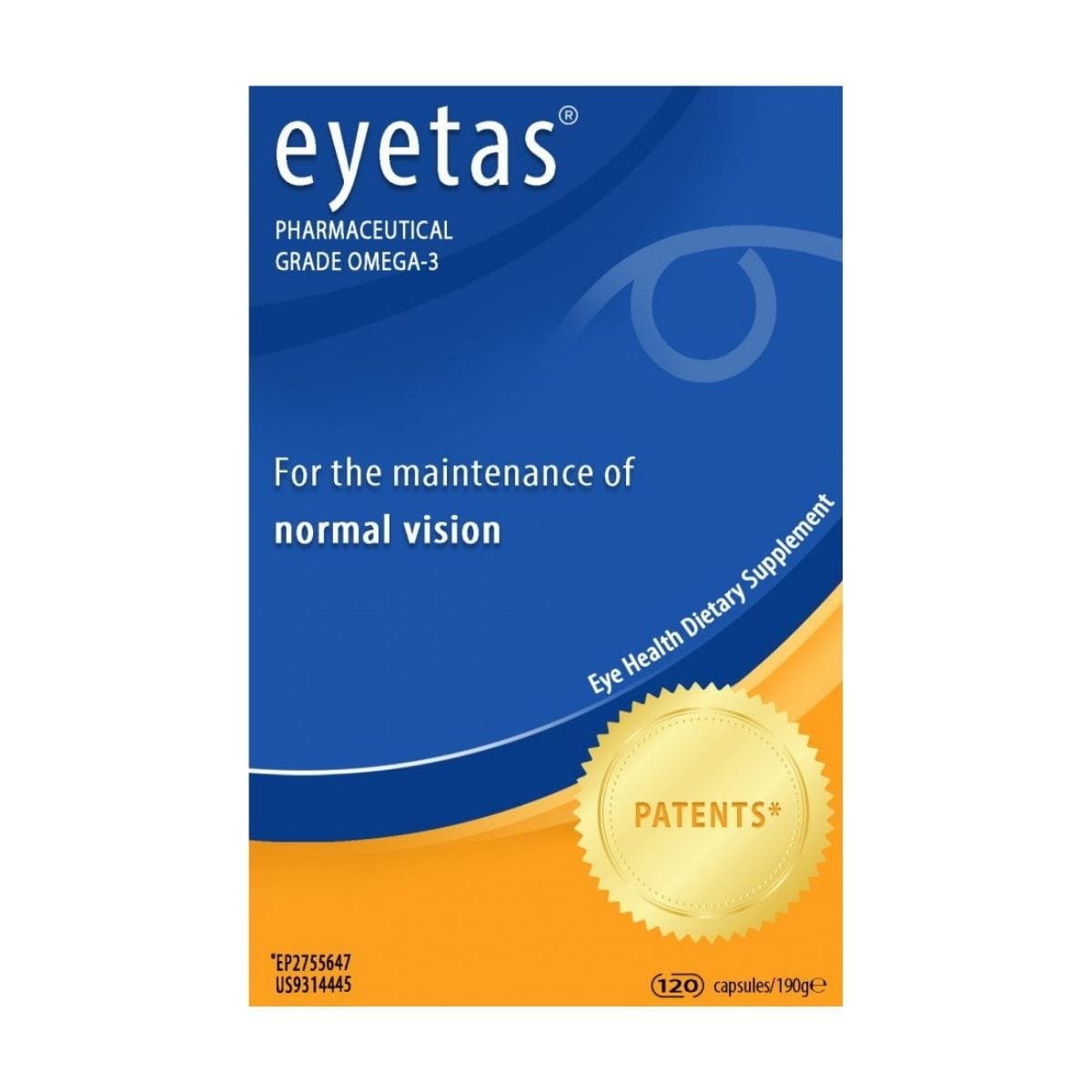 La vita pharmacy georgia constantinou limassol Cyprus product Eyetas, 120 Capsules