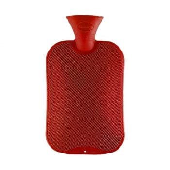 La vita pharmacy georgia constantinou limassol Cyprus product Fashy Classic Hot Water Bottle Single Ribbed 2.0L, Red