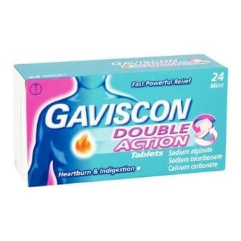 La vita pharmacy georgia constantinou limassol Cyprus product Gaviscon Double Action, 24 Chewable Tablets