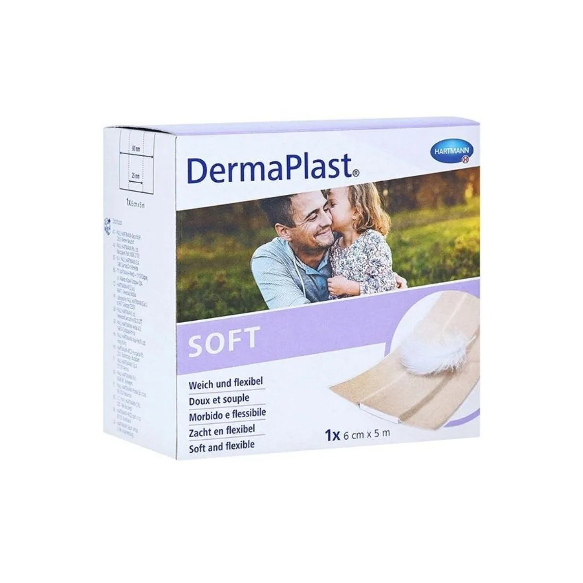 La vita pharmacy georgia constantinou limassol Cyprus product Hartmann Dermaplast Soft and Flexible Plaster 6cmx5m
