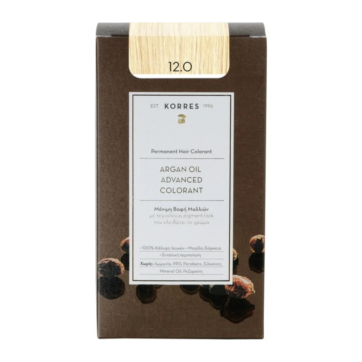 La vita pharmacy georgia constantinou limassol Cyprus product Korres 12.0 Special Blonde Permanent Hair Colorant Argan Oil Advanced Colorant 75ml