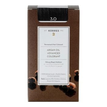 La vita pharmacy georgia constantinou limassol Cyprus product Korres 3.0 Dark Brown Permanent Hair Colorant Argan Oil Advanced Colorant 75ml
