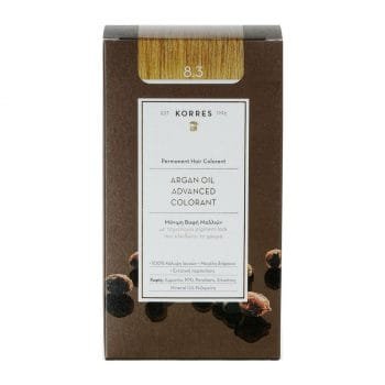 La vita pharmacy georgia constantinou limassol Cyprus product Korres 8.3 Golden/Honey Light Blonde Permanent Hair Colorant Argan Oil Advanced Colorant 75ml