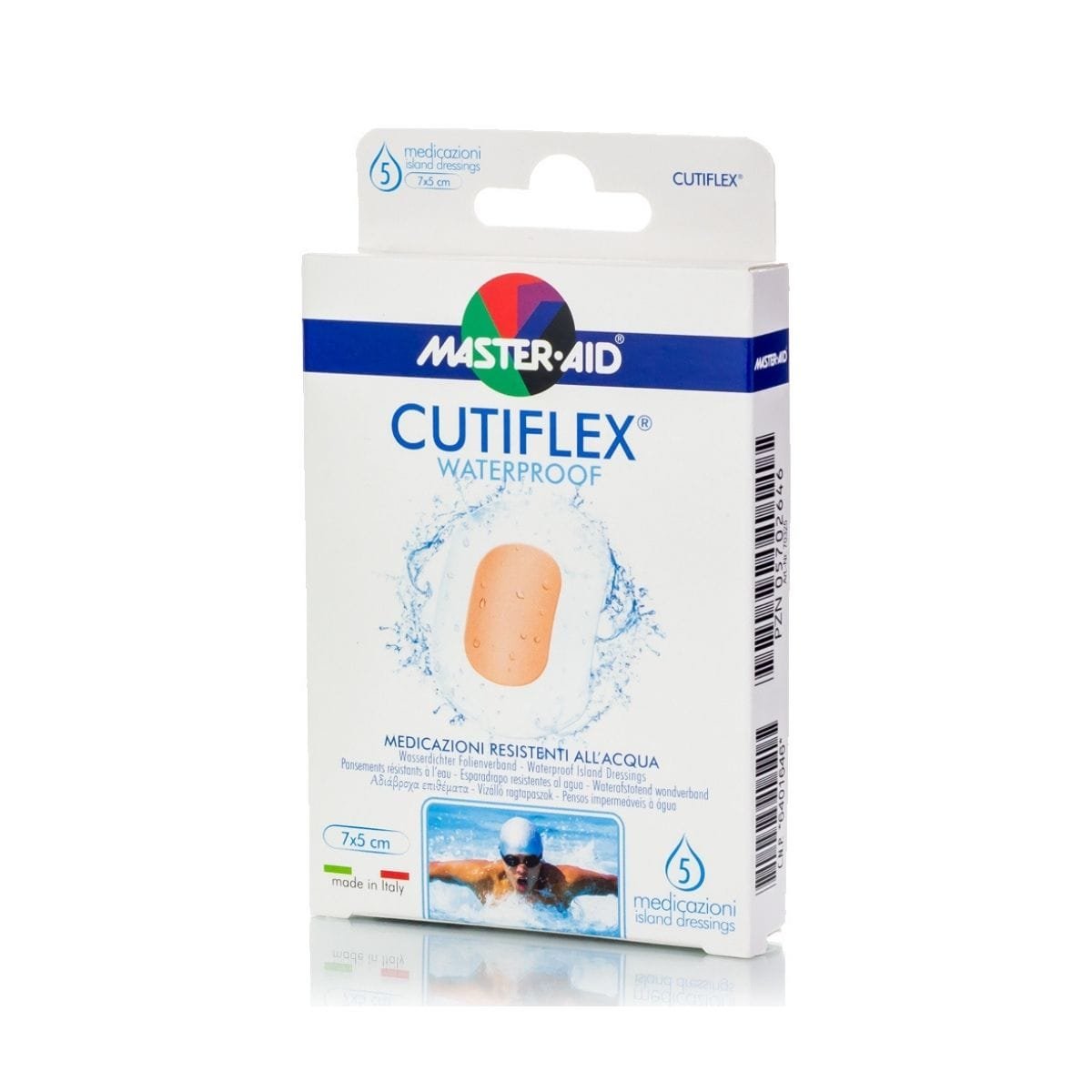 La vita pharmacy georgia constantinou limassol Cyprus product Master Aid Cutiflex Waterproof Island Dressing 7x5mm