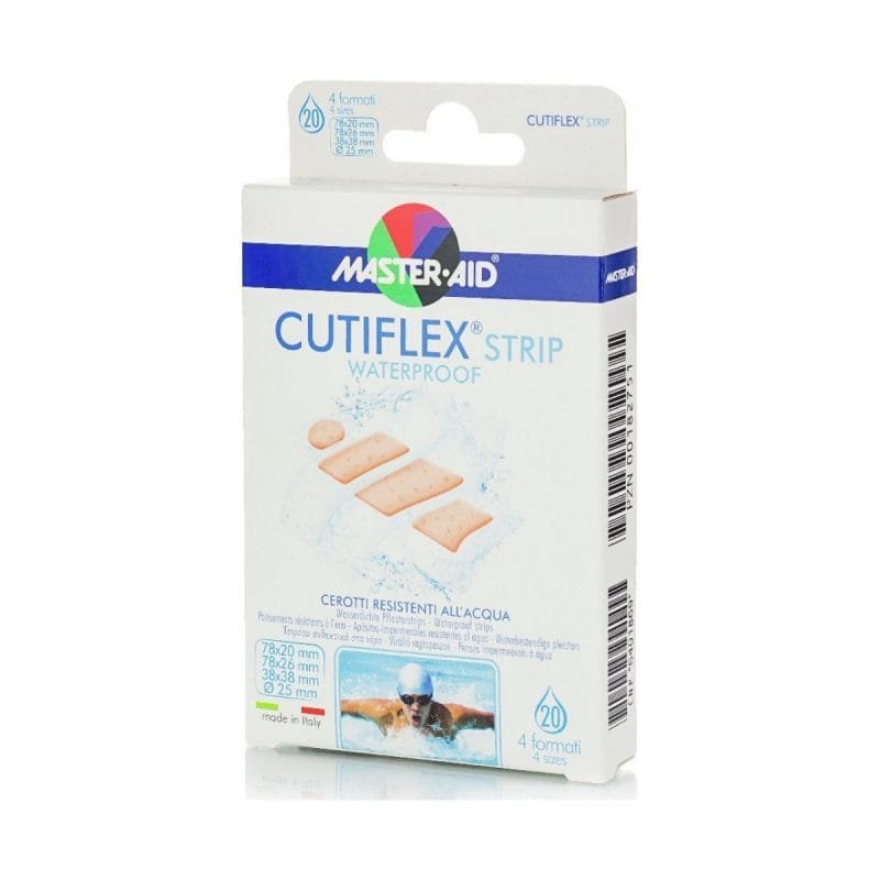 La vita pharmacy georgia constantinou limassol Cyprus product Master Aid Cutiflex Waterproof Strips 4 sizes