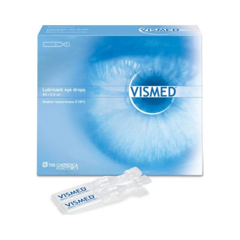 La vita pharmacy georgia constantinou limassol Cyprus product Vismed Monodose Lubricant Eye Drops, 20*0,3ml