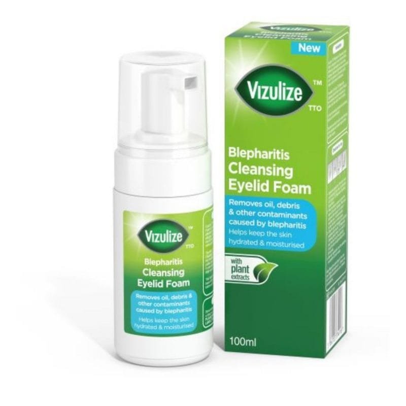 La vita pharmacy georgia constantinou limassol Cyprus product Vizualize Blepharitis Cleansing Eyelid Foam, 100ml
