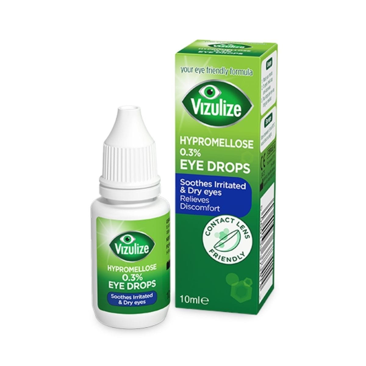 La vita pharmacy georgia constantinou limassol Cyprus product Vizulize Hypromellose 0.3% Dry Eye Drops 10ml