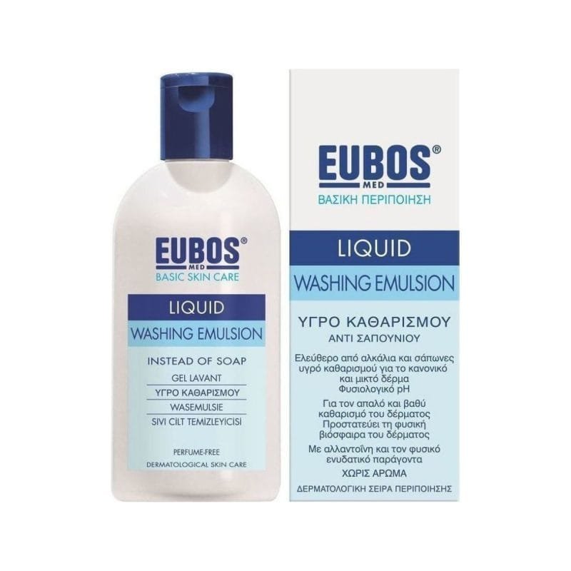 La vita pharmacy georgia constantinou limassol Cyprus product Eubos Blue Liquid Washing Emulsion 400ml