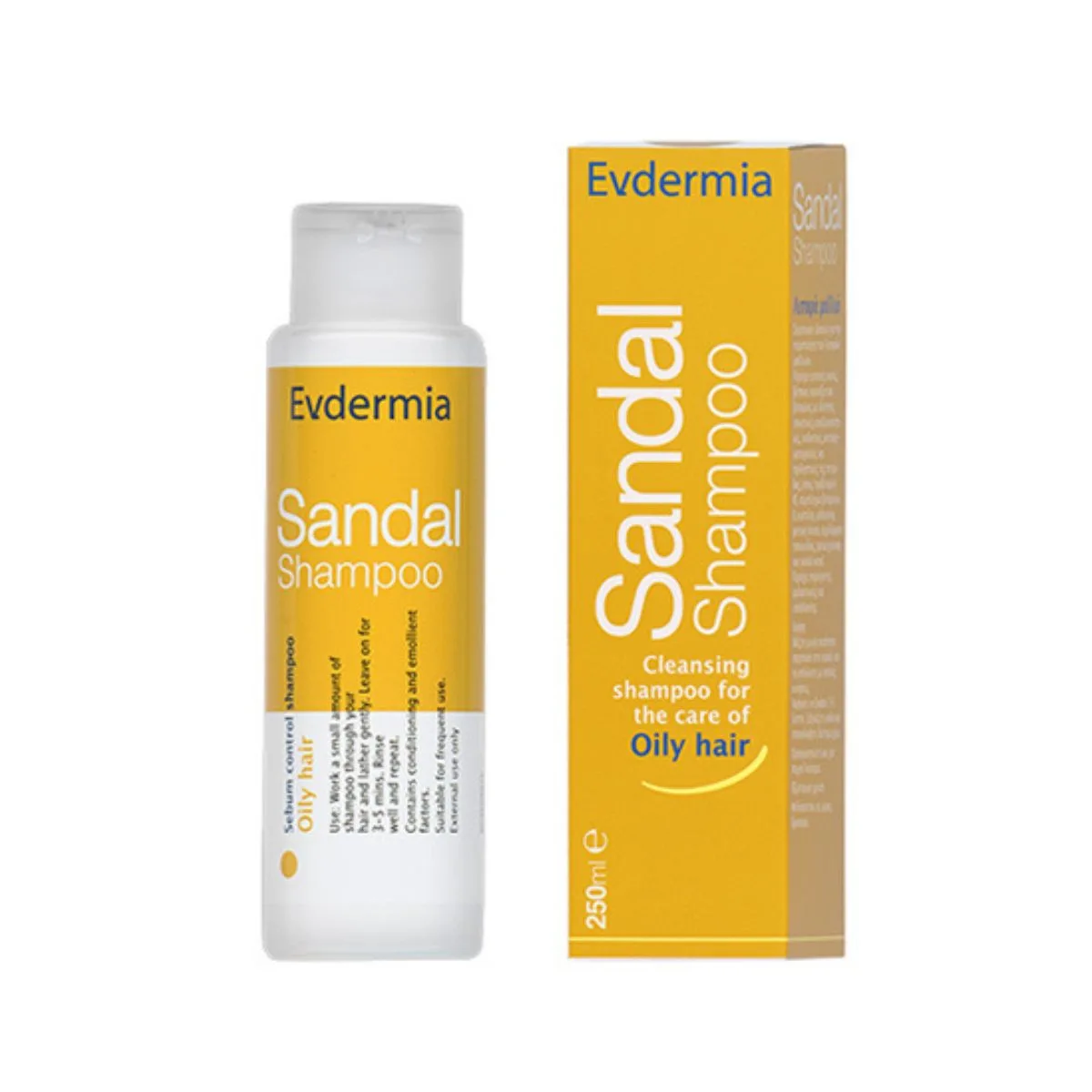 La vita pharmacy georgia constantinou limassol Cyprus product Evdermia Sandal Shampoo For Oily Hair 250ml