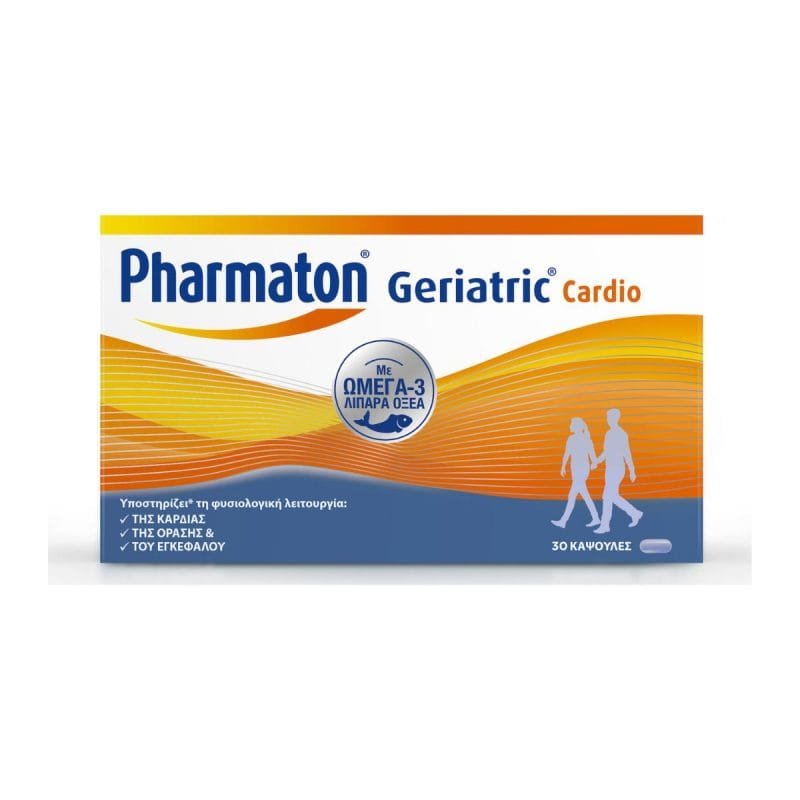 La vita pharmacy georgia constantinou limassol Cyprus product Pharmaton Geriatric Cardio, 30 capsules