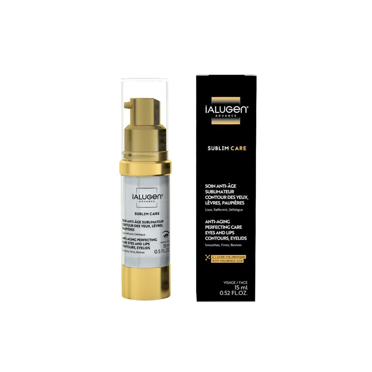 La vita pharmacy georgia constantinou limassol Cyprus product Ialugen Sublim Care Anti-Aging Perfecting Care Eyes And Lips Contours-Eyelids 15ml