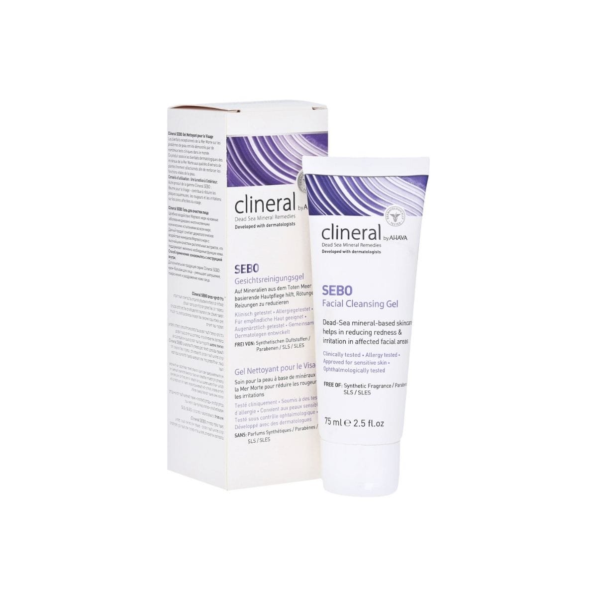 La vita pharmacy georgia constantinou limassol Cyprus product Ahava Clineral Sebo Facial Cleansing Gel 75ml