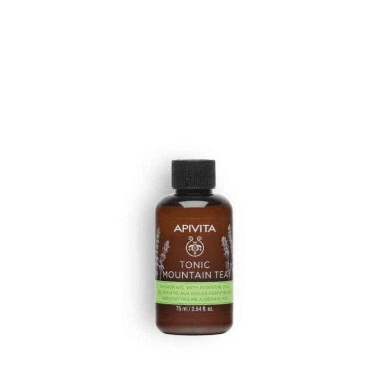La vita pharmacy georgia constantinou limassol Cyprus product Apivita Tonic Mountain Tea Shower Gel with Essential Oils 75