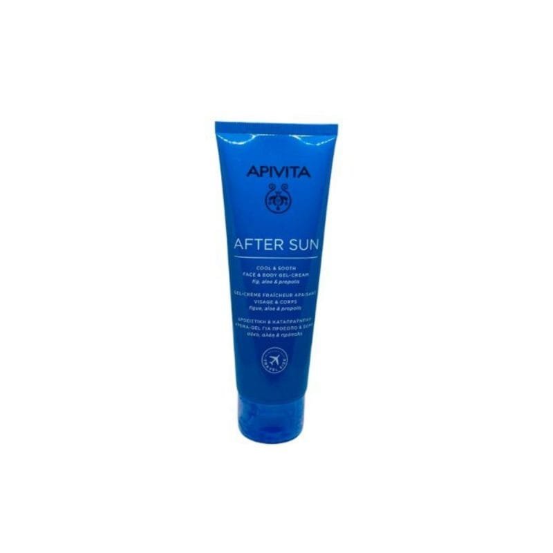 La vita pharmacy georgia constantinou limassol Cyprus product Apivita After Sun Cool & Smooth Face & Body Gel-Cream 100 ml