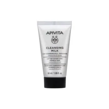 La vita pharmacy georgia constantinou limassol Cyprus product Apivita Cleansing Milk 3 in 1 Face Eyes chamomile & honey 50 ml