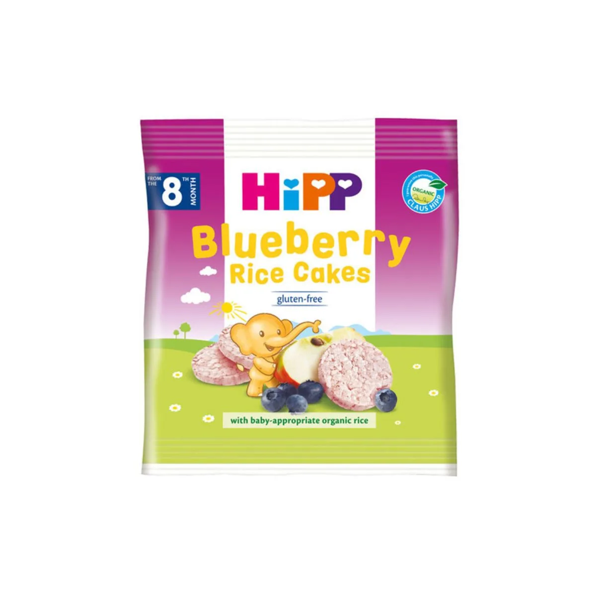 La vita pharmacy georgia constantinou limassol Cyprus product Hipp Organic Blueberry Rice Cakes 30g