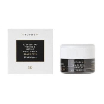 La vita pharmacy georgia constantinou limassol Cyprus product Korres Black Pine 3D Sculpting Firming and Lifting Night Cream 40ml