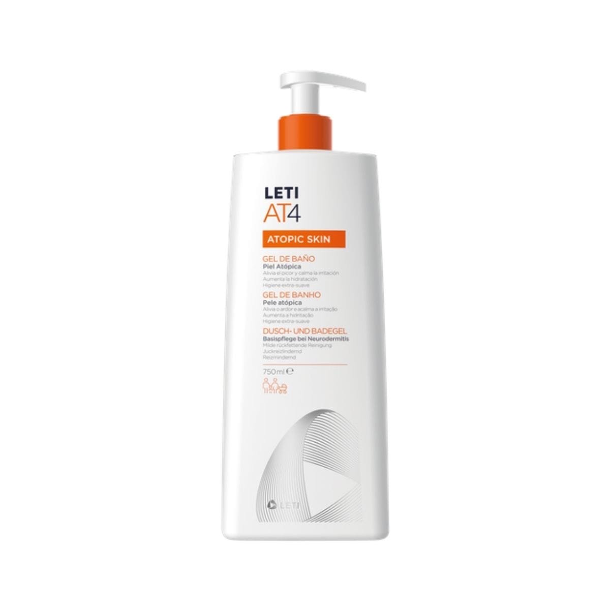 La vita pharmacy georgia constantinou limassol Cyprus product Leti At4 Atopic Skin Bath Gel 750ml