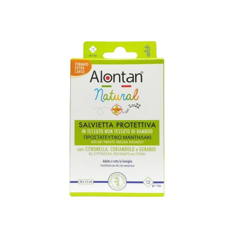 La vita pharmacy georgia constantinou limassol Cyprus product Alontan Natural Salvietta Protettiva 12 pieces