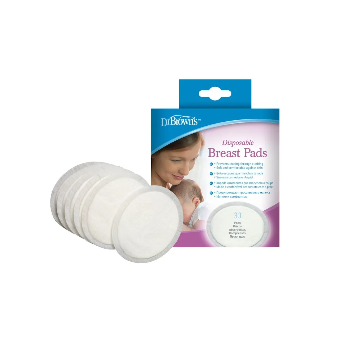 La vita pharmacy georgia constantinou limassol Cyprus product Dr.Brown's Disposable Breast Pads 30 Pieces