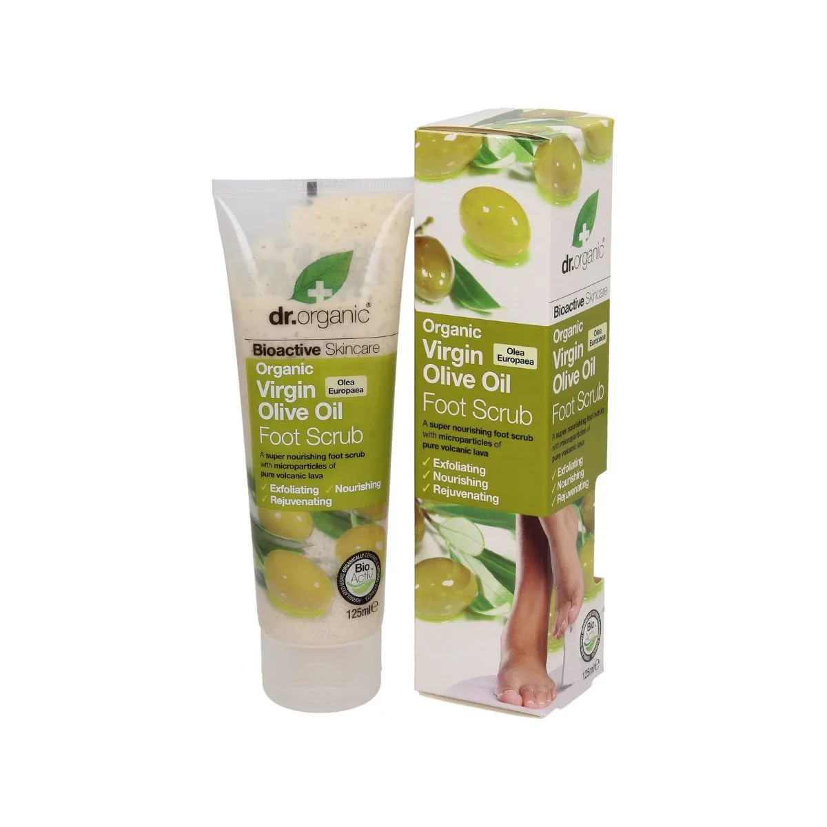 La vita pharmacy georgia constantinou limassol Cyprus product Dr.Organic Organic Virgin Olive Oil Foot Scrub 125ml