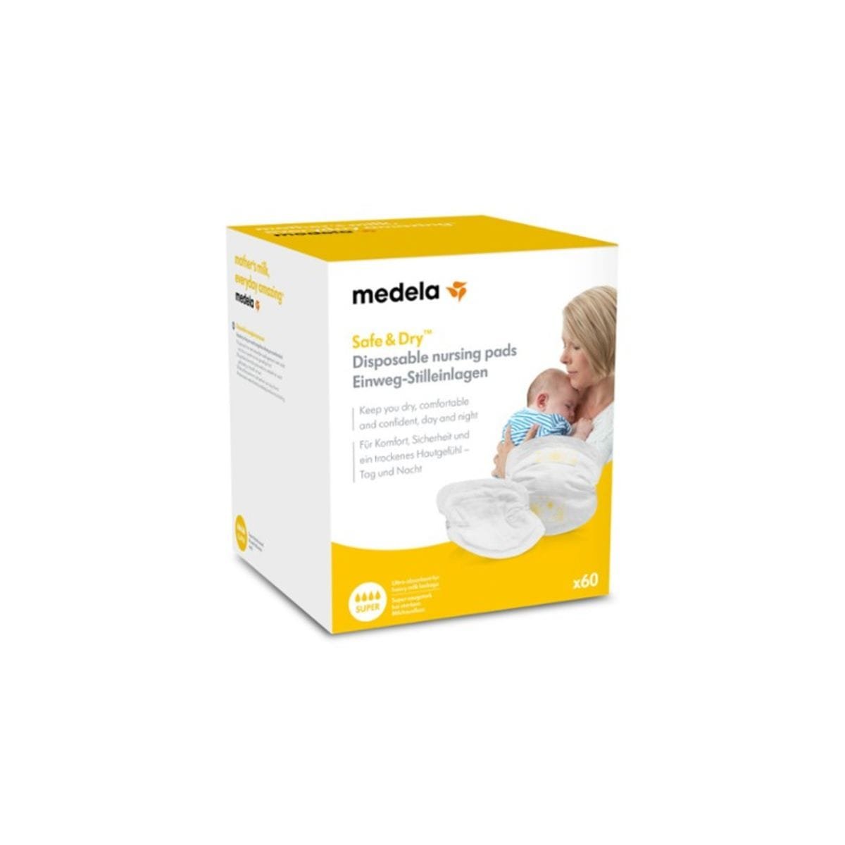 La vita pharmacy georgia constantinou limassol Cyprus product Medela Safe & Dry Disposable Nursing Pads 60 Pads