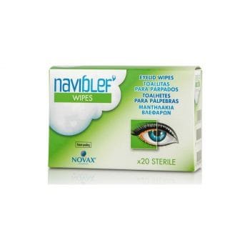 La vita pharmacy georgia constantinou limassol Cyprus product Novax Pharma Naviblef Eyelid Sterile Wipes 20 Wipes