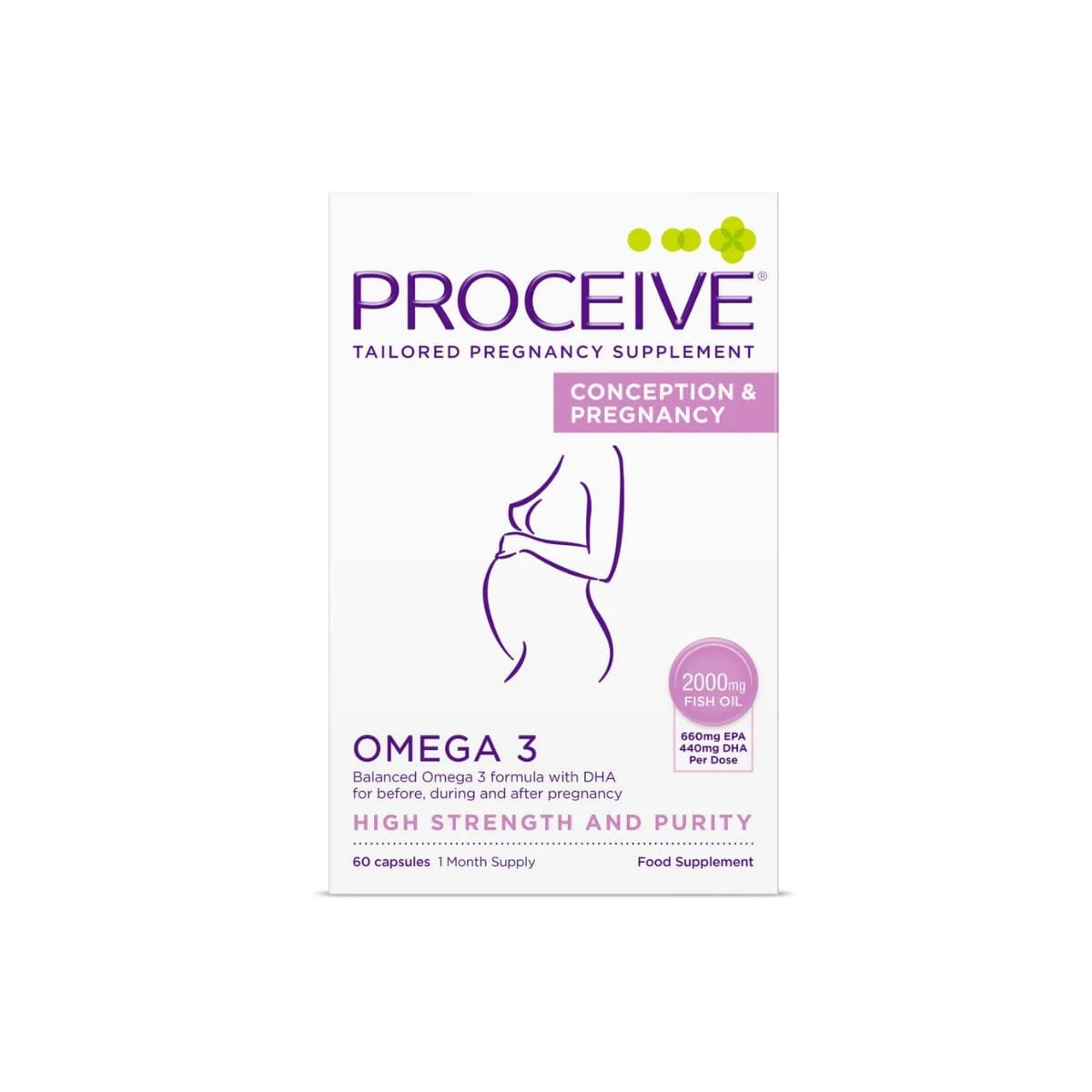 La vita pharmacy georgia constantinou limassol Cyprus product Proceive Conception & Pregnancy Omega 3 60 Caps