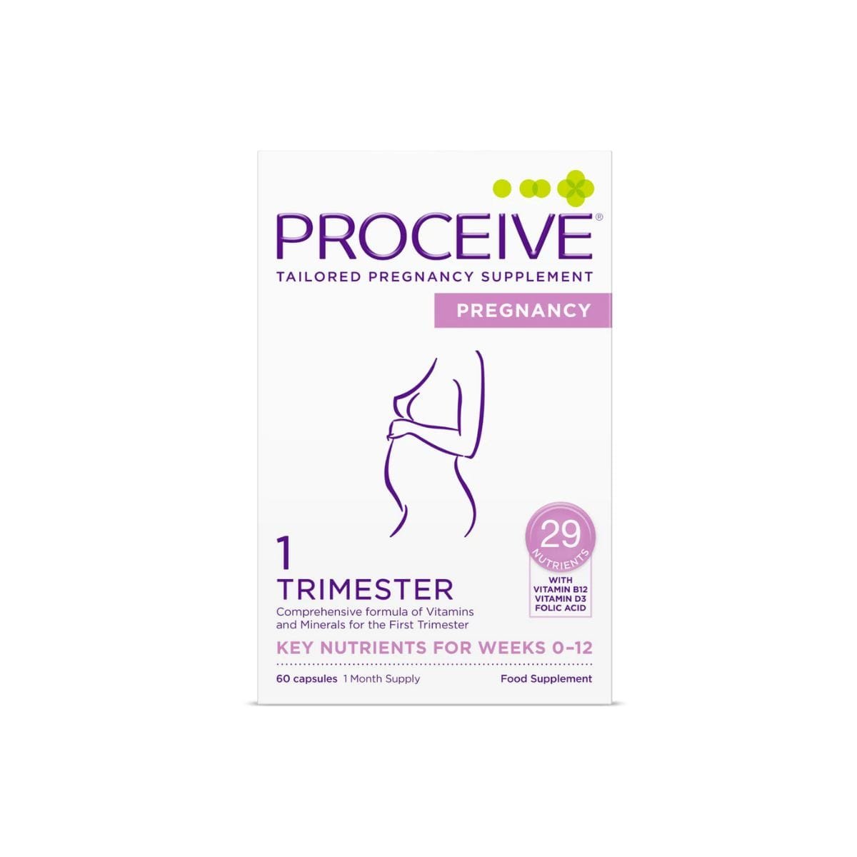 La vita pharmacy georgia constantinou limassol Cyprus product Proceive Pregnancy 1 Trimester 60 Caps