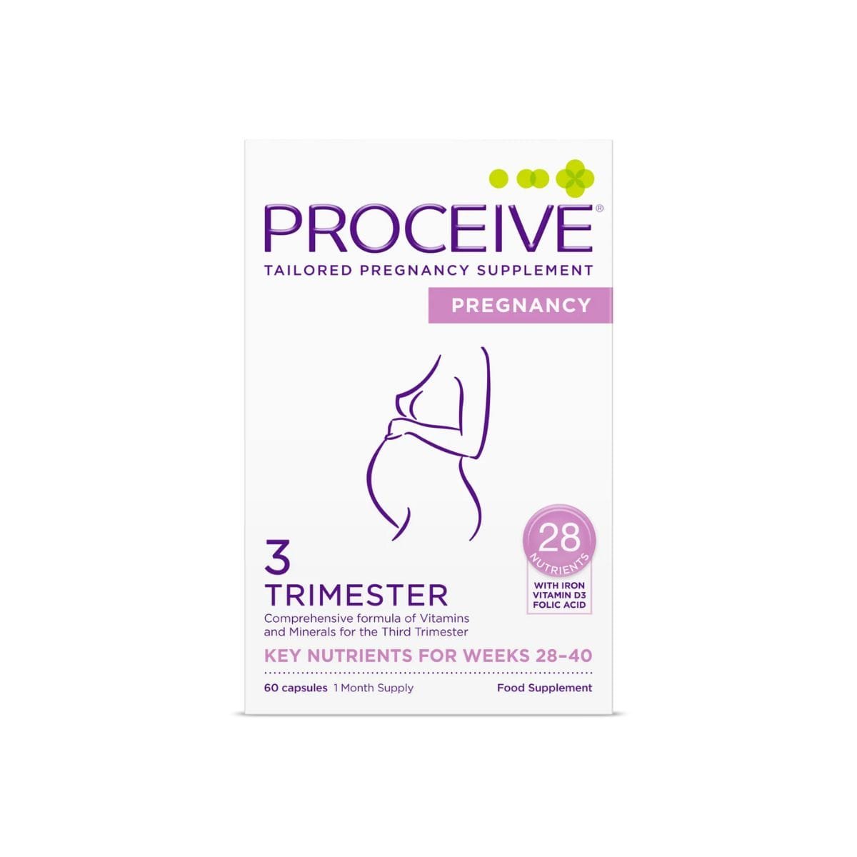 La vita pharmacy georgia constantinou limassol Cyprus product Proceive Pregnancy 3 Trimester 60 Caps