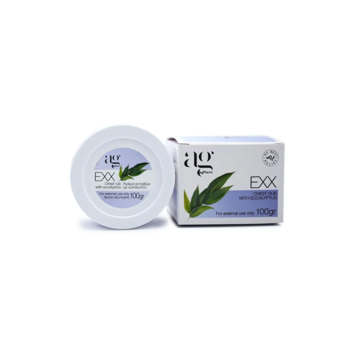 La vita pharmacy georgia constantinou limassol Cyprus product AgPharm Exx Chest Rub With Eucalyptus 100gr