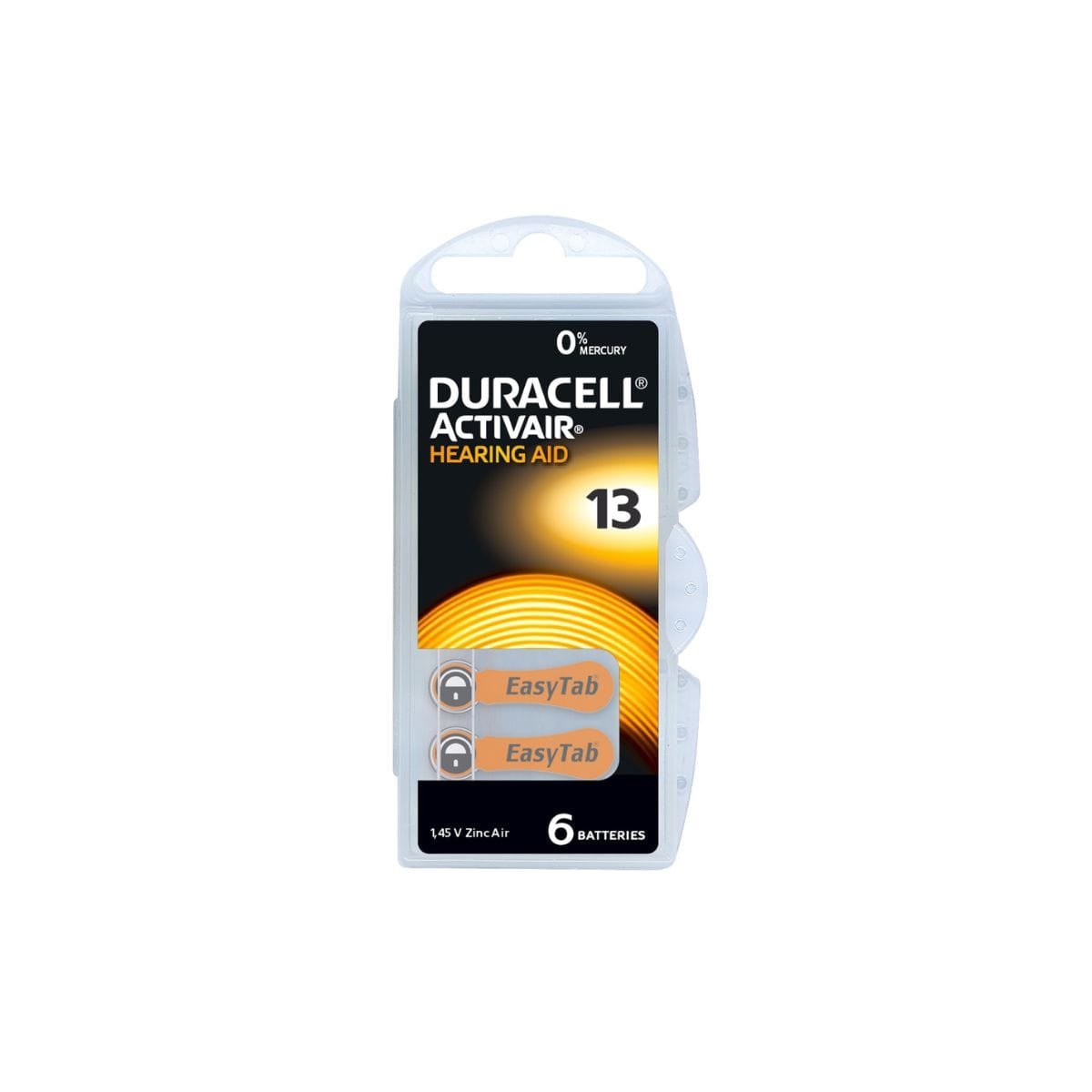La vita pharmacy georgia constantinou limassol Cyprus product Duracell Activair Hearing Aid Batteries 13 1,45V 6 Pieces