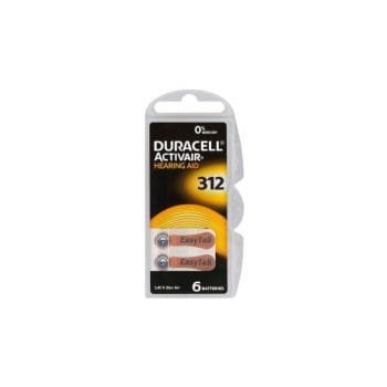 La vita pharmacy georgia constantinou limassol Cyprus product Duracell Activair Hearing Aid Batteries 312 1,45V 6 Pieces