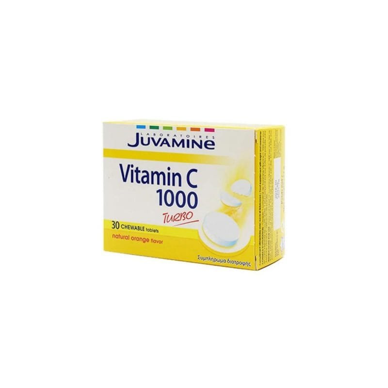 La vita pharmacy georgia constantinou limassol Cyprus product Juvamine Vitamine C 1000 Turbo 30 Chewable Tablets