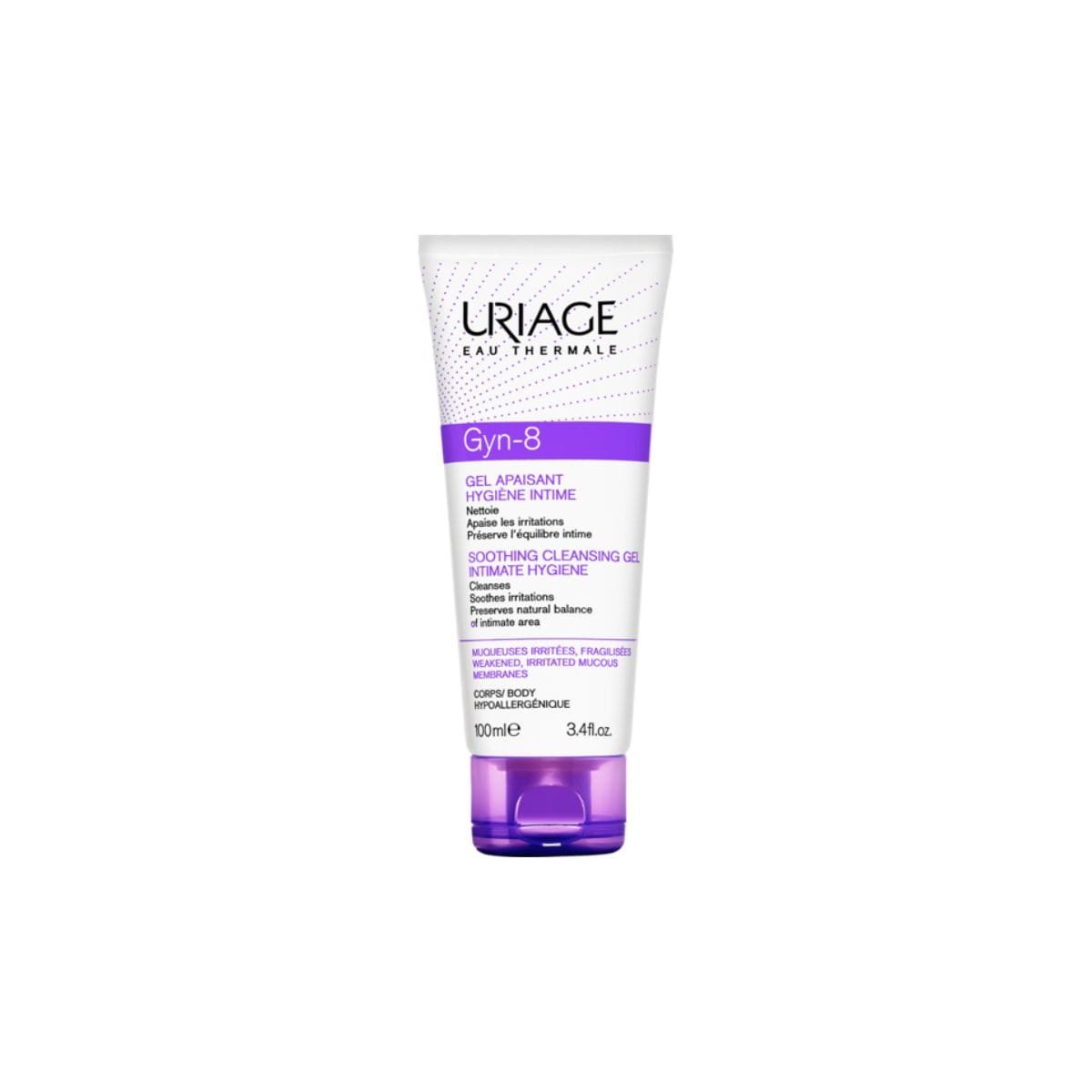 La vita pharmacy georgia constantinou limassol Cyprus product Uriage Gyn-8 Soothing Cleansing Gel Intimate Hygiene 100ml
