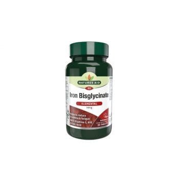 La vita pharmacy georgia constantinou limassol Cyprus product Natures Aid Iron Bisglycinate 90 Tablets