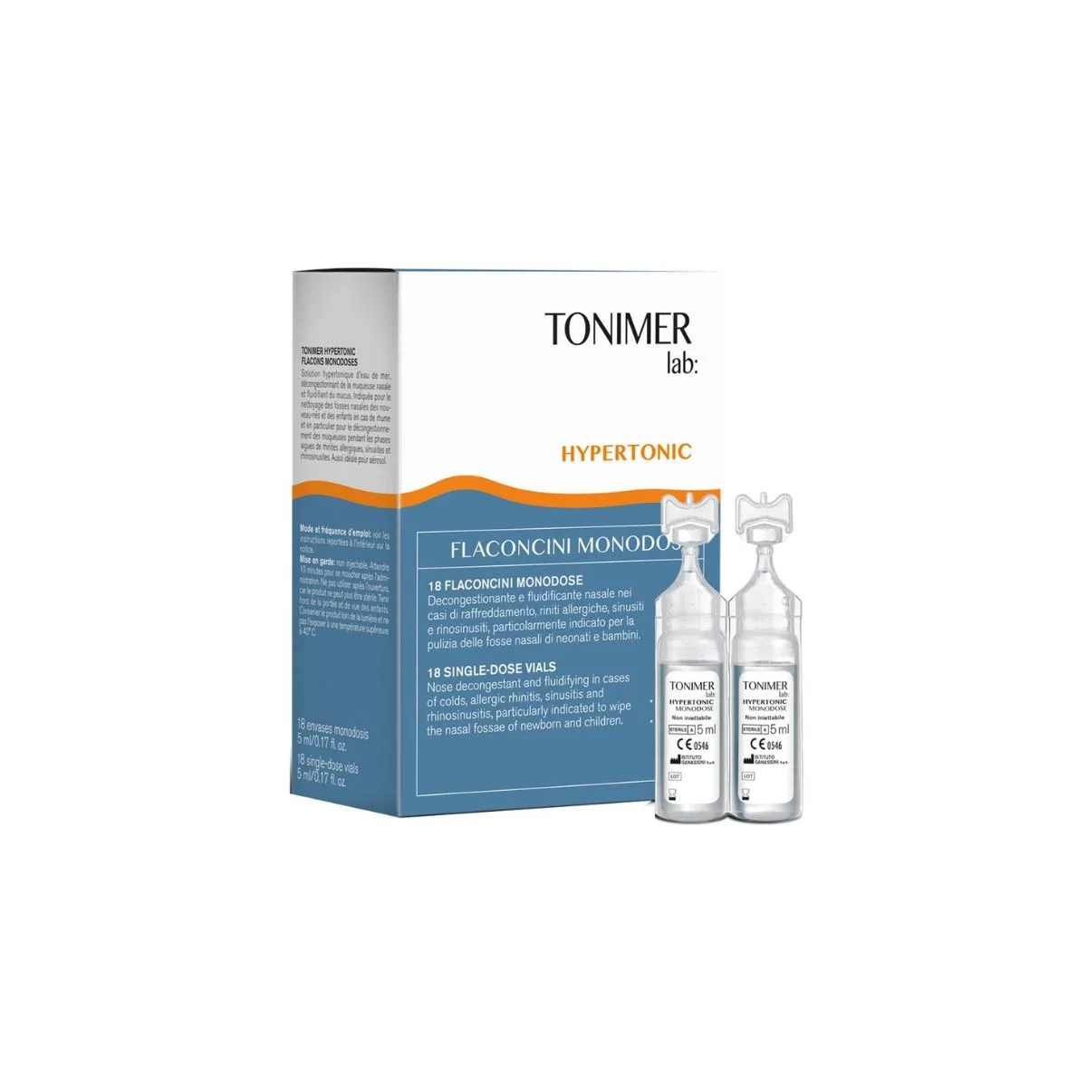 La vita pharmacy georgia constantinou limassol Cyprus product Tonimer Lab Hypertonic Single-Dose Vials 600 mOsm/kg 18x5ml
